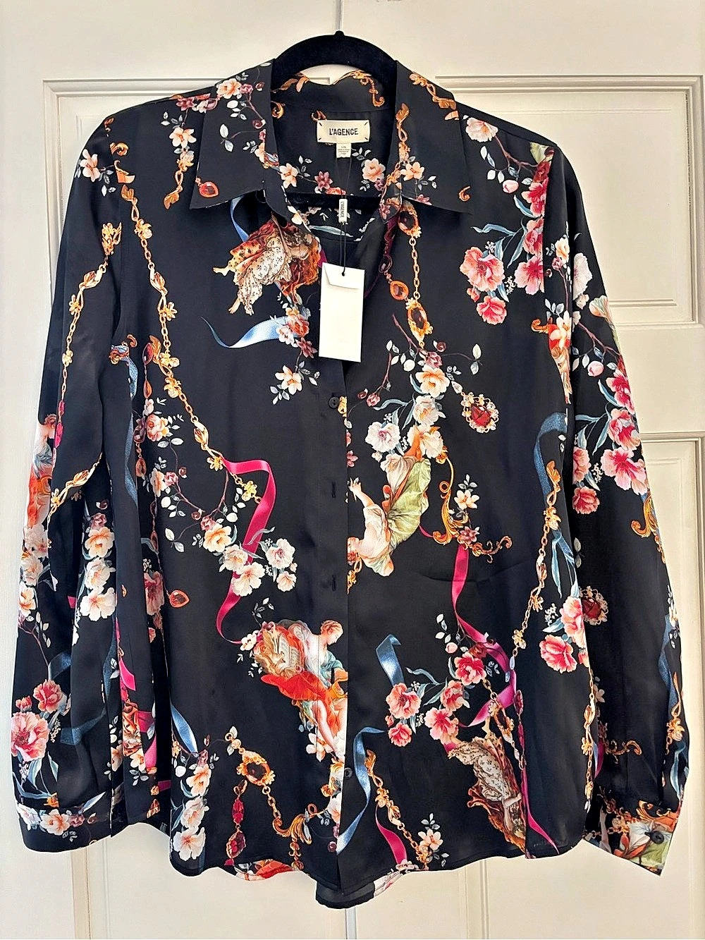 L'AGENCE Tyler Rococo Angel Blouse
